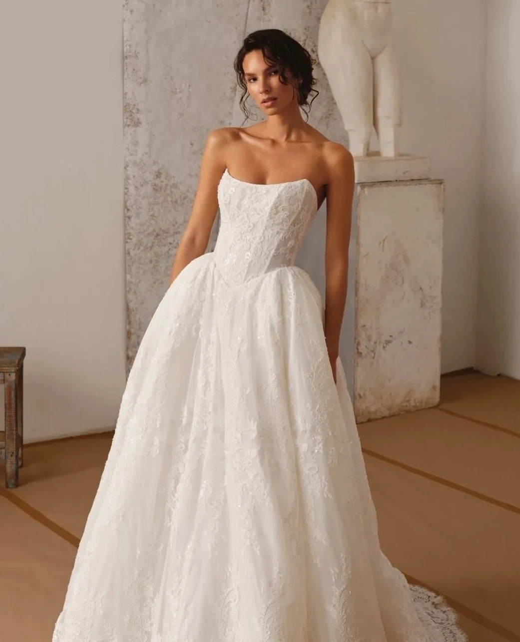 Model wearing a Milla Nova gown