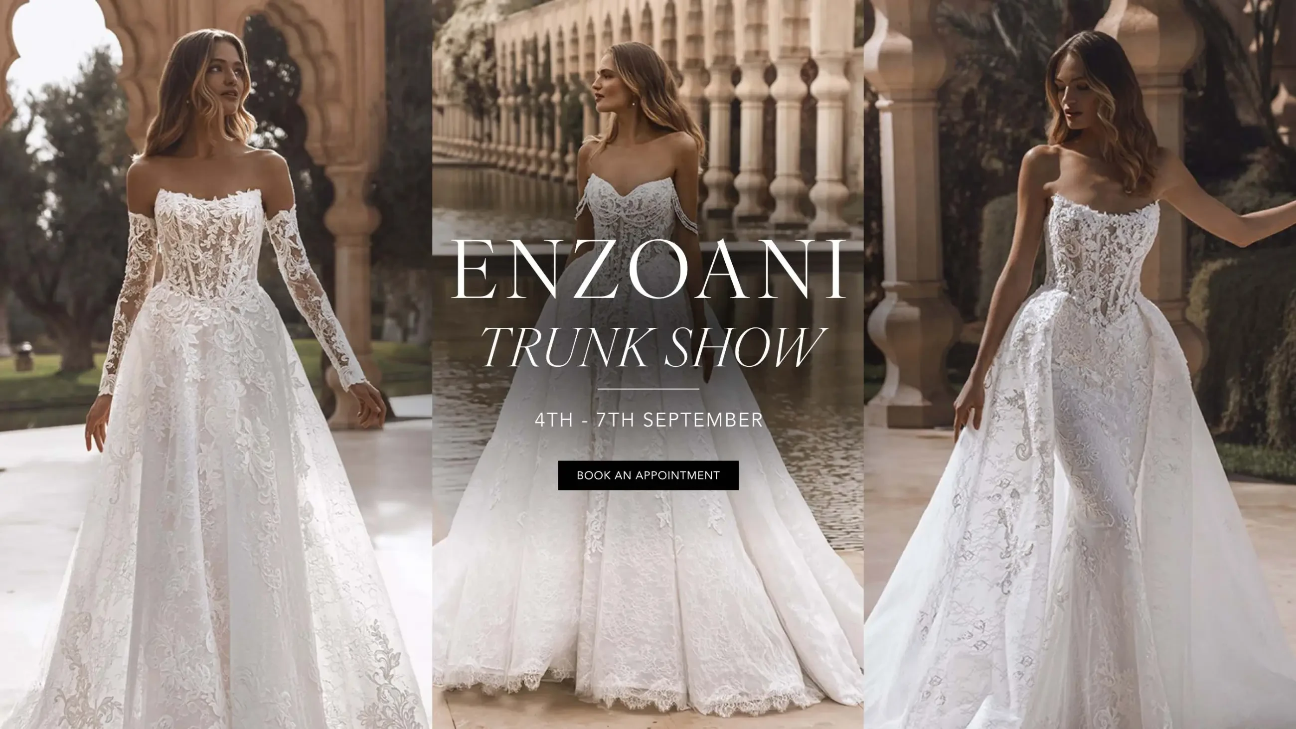 Enzoani Trunk Show Banner