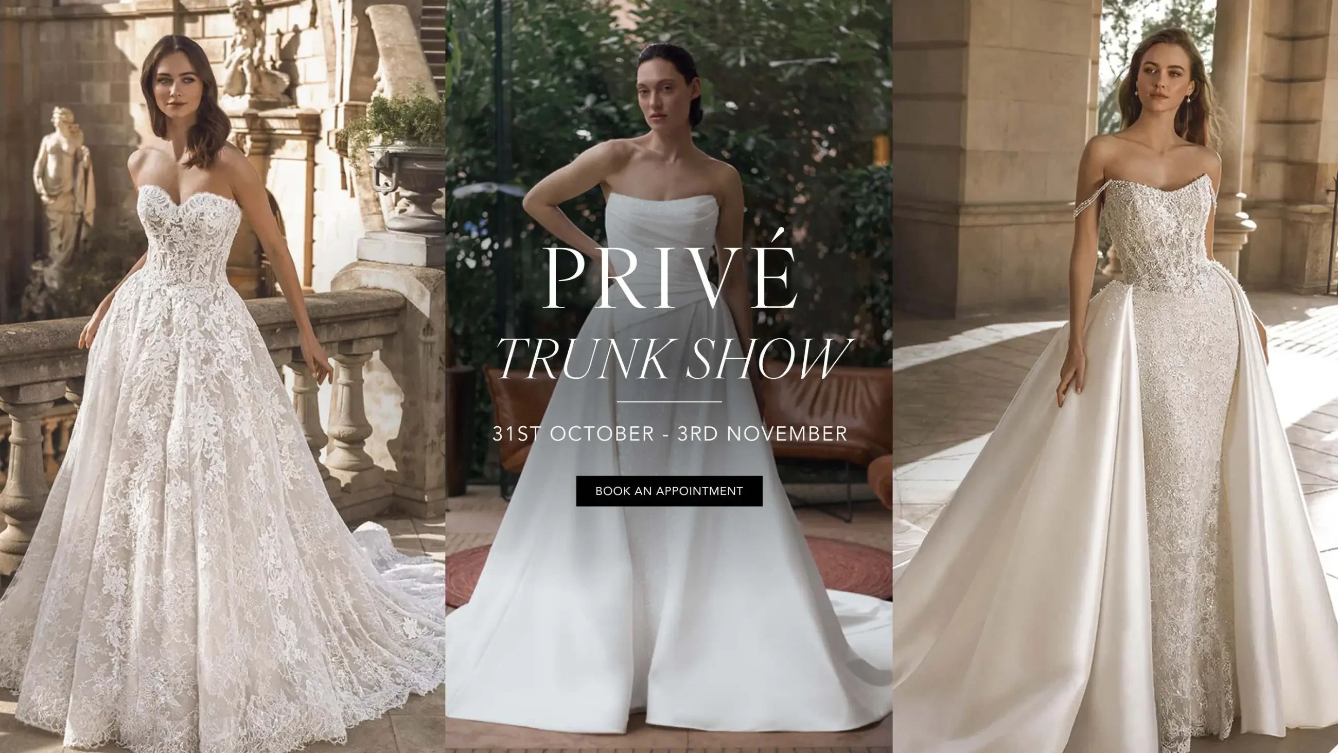 Privé Trunk Show Banner