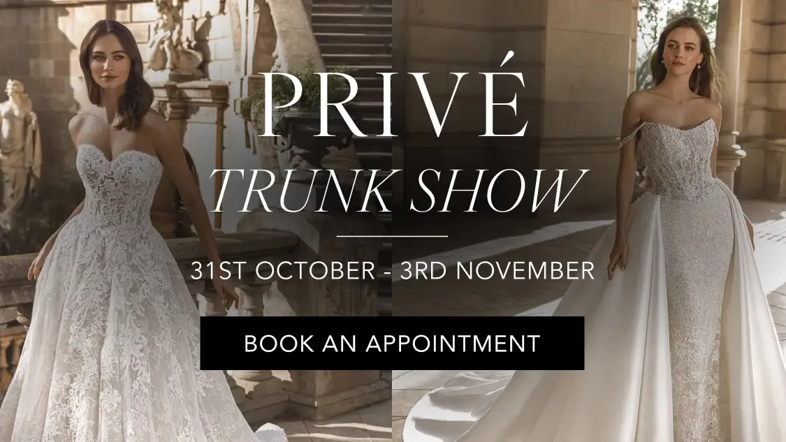 Privé Trunk Show Banner for Mobile