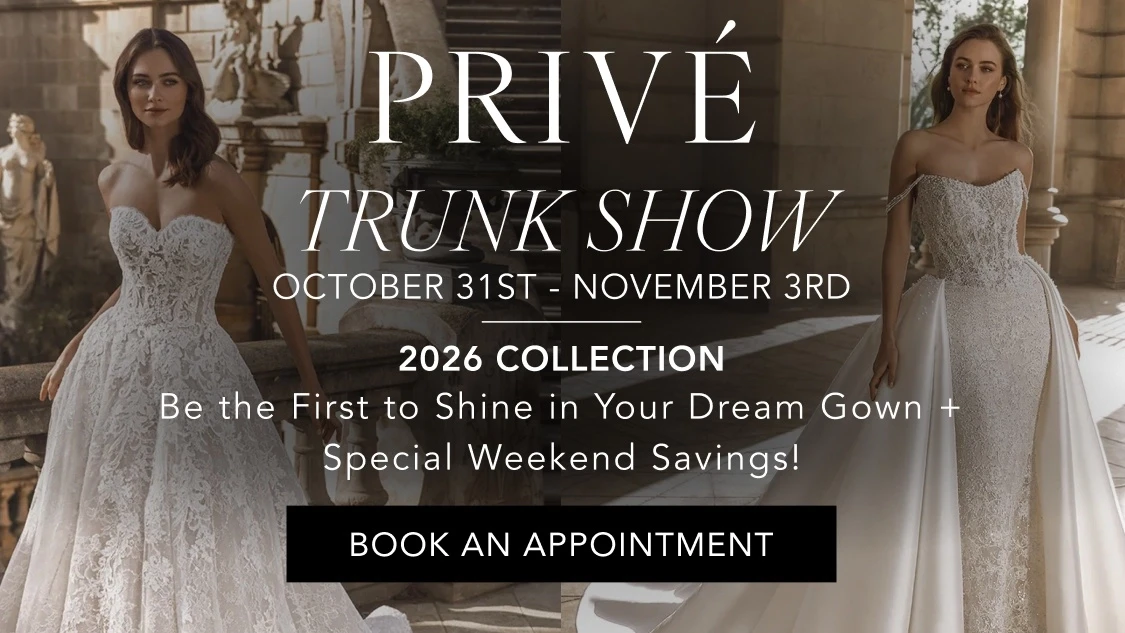 Privé Trunk Show Banner for Mobile